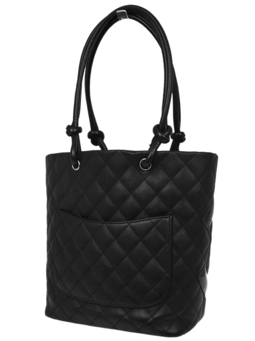 Chanel Black Calfskin Cambon Ligne Tote Handbag - Picture 2 of 16